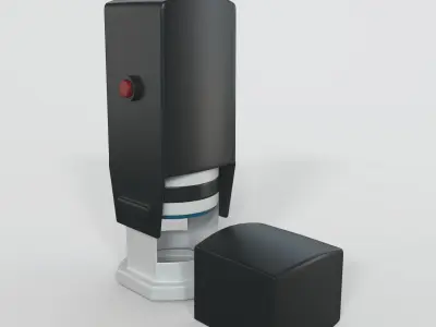 Automatic Stamp 3D model purchase