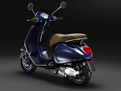 2020 Vespa Primavera 125 3D model