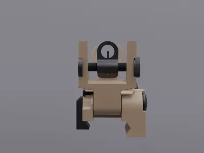 Foldable Iron Sight  Free 3D model