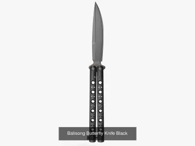 Ballisong Knives Collection 3D Model Pack