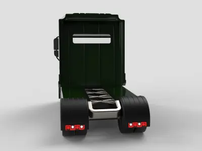 Trailer Truck Head 3D model