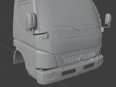 Mitsubishi Fuso Canter Cab 3D model