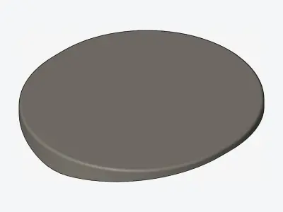 Furniture - Sofa - Contemporary - Number - Tray Small Low-poly 3D model