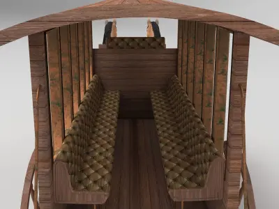 Horsebus 4K 3D model