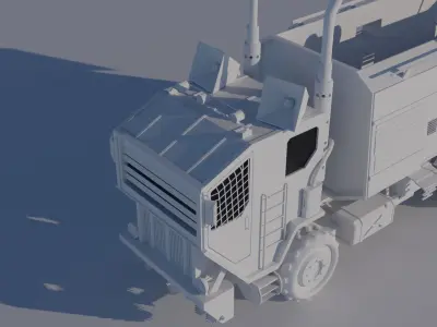 Wasteland Truck Free 3D model