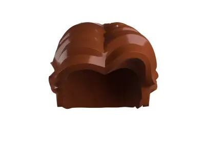 Custom3Dprint Minifigure Accessory - Minifigure Hair S2 - 060 3D print model