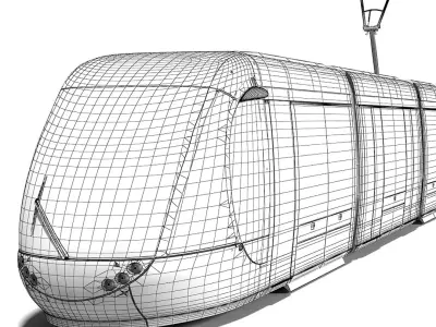 Alstom Citadis City Tramway 3D model