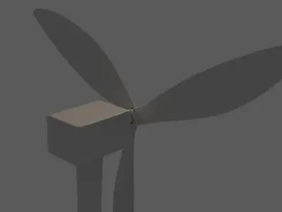 Wind generator 3D model