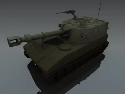 Mobile Artillery 3D model