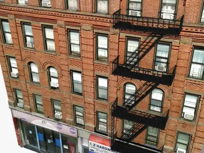 Realistic New York Buildings Game Collection 3D model