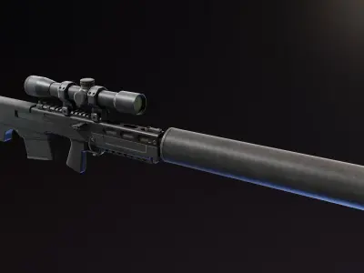 VSSK Vykhlop Low-poly 3D model