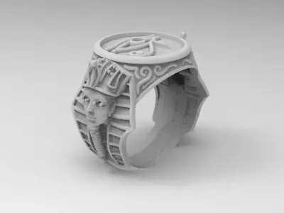 anillo tutankamon  3D print model