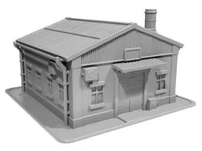 Small factory 3D print model get