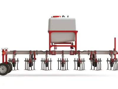 WG 0002 - Inter-row cultivator with liquid fertilizer 400 3D model
