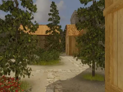 Walled City 3D model