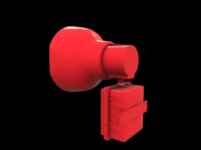 Fire Alarm Siren 3D model
