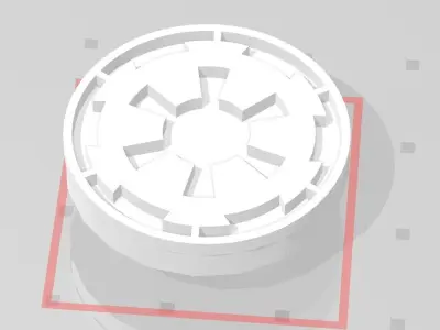 Imperial Clothes Button Free 3D print model