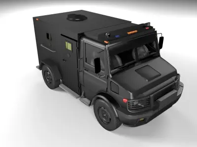CIT Armored Transit Vehicle 3D model