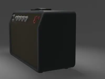 Old Musical Instrument Free low-poly 3D model