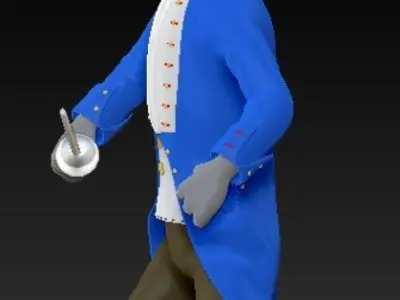 Officer Bugs Bunny Free 3D print model