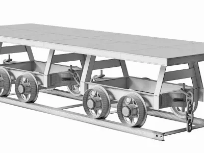 Train Crank Table 3D model purchase
