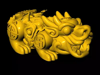 Pixiu Face Bracelet-Unicorn bracelet T05 3D print model purchase