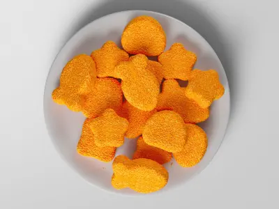 Fish Nuggets 3D model
