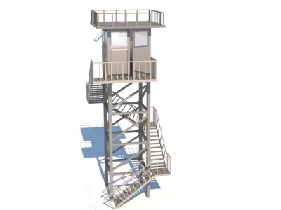 Army Post 3D model