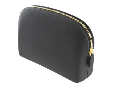 Cosmetic Leather Bag 3D model