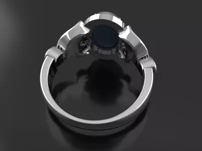 Historical Silver Engraved Jewelry 3D print model