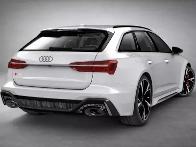 Audi RS6 Avant C8 3D model