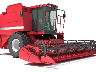 Combine Harvester 3D Models 3D model purchase