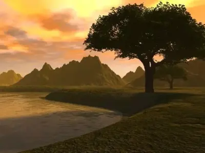 Natural beauty 3D model