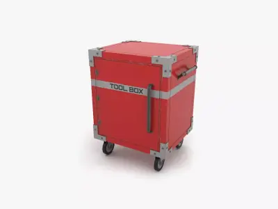 Tool box Low-poly 3D model