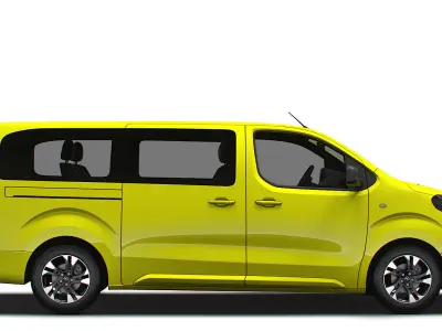 Opel Zafira Life Electric Large 2024 3D model