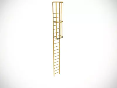Monkey Ladder Low-poly 3D model