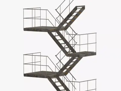 External Staircase 3D model