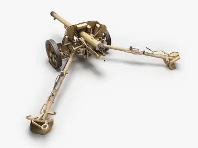 75mm Pak 97-38  3D model
