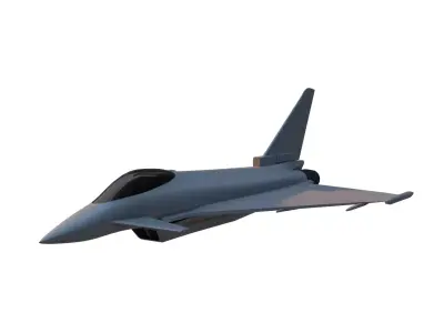 Eurofighter Typhoon EF2000 Single Seat Free 3D model