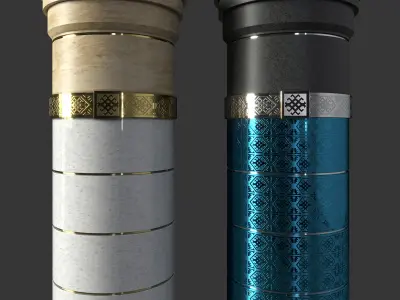 Arc series - Column B Free 3D model