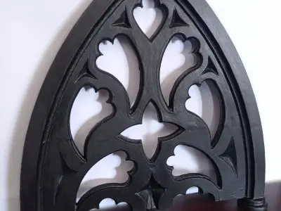 Decorative gothic frame for mantel or shelf 3D print model
