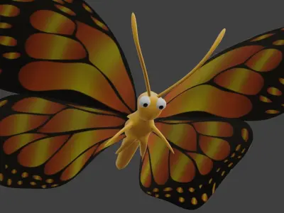 Butterfly 3D model purchase