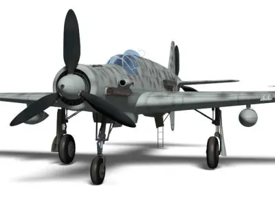 Dornier Do335 B-6 3D model