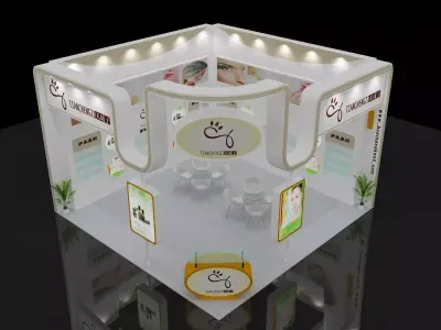 Exhibition - Area - 6X6-3DMAX2010-02 3D model