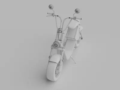 Electric chopper 3D model
