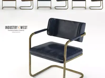 JIMMY COOPER CHAIR Industry West  3D model