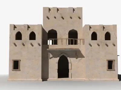 Arab x35 Low-poly 3D model