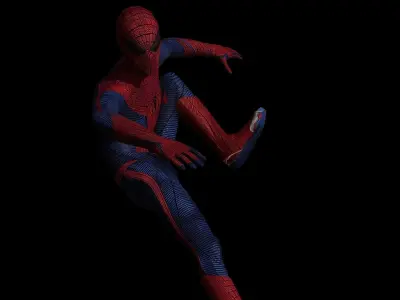 The Amazing Spider-Man 3D Model Low Poly Low-poly 3D model
