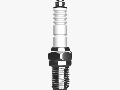 Spark Plug 3D model V3