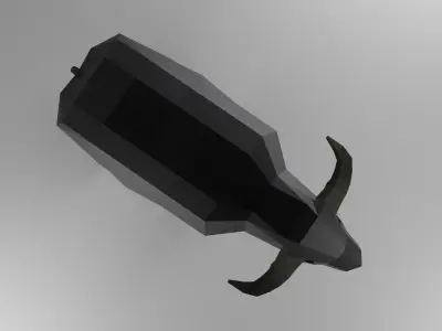 Animal - Thai Buffalo - Low Polygon - for newbie - EZ use Low-poly 3D model